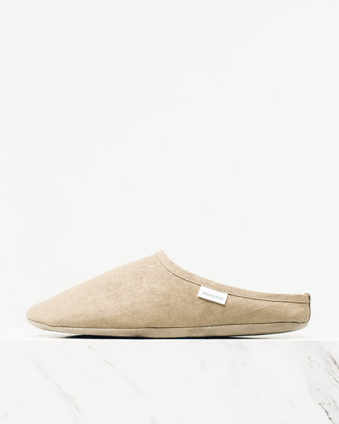 Sasawashi Room Shoes, Camel | Glasswing Shop | Glasswing