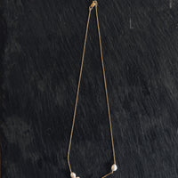 SUAI Mir Pearl Necklace, Gold