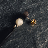 Rou Jewelry Ebony Drop Earrings