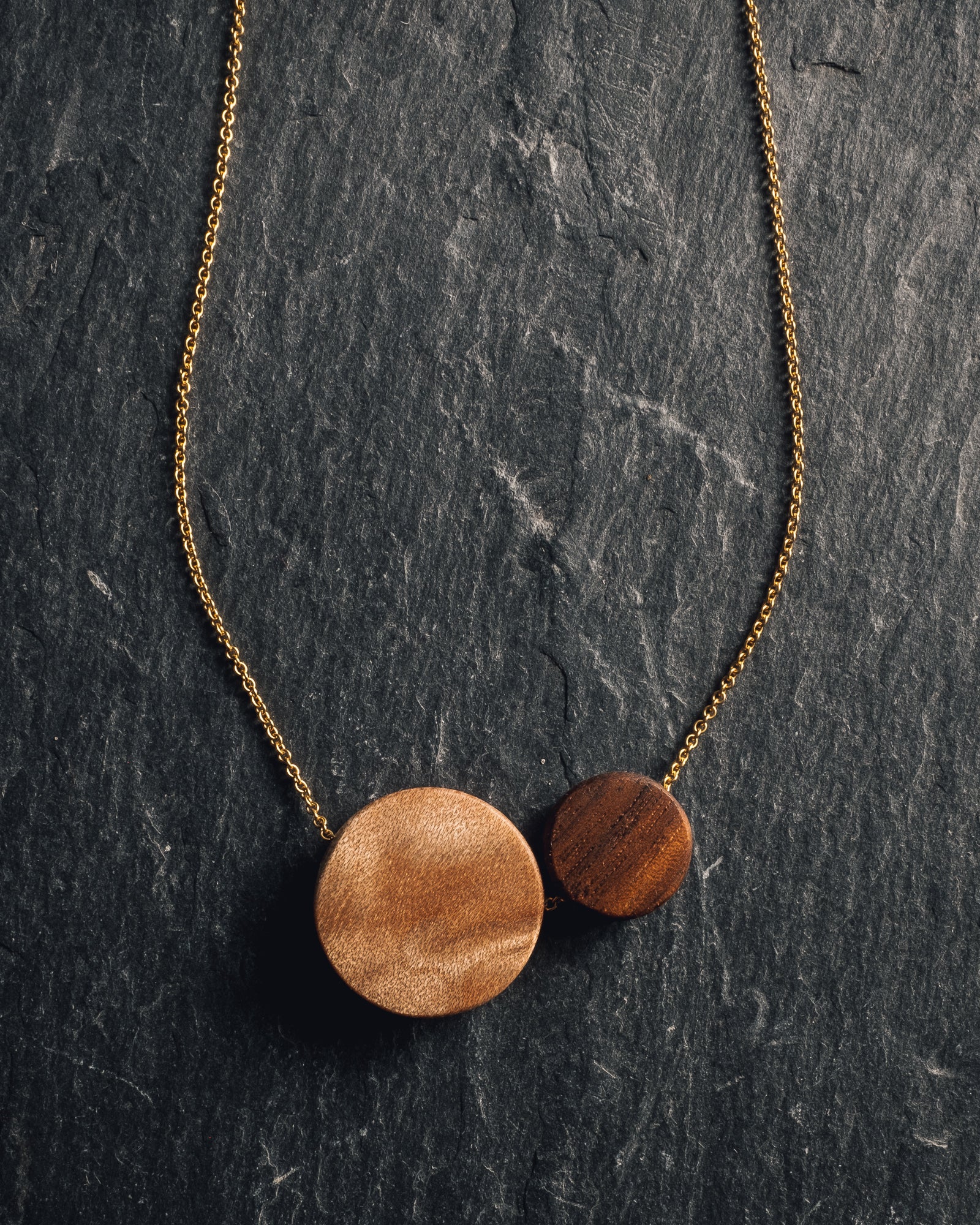 Rou Jewelry Two Moons Necklace