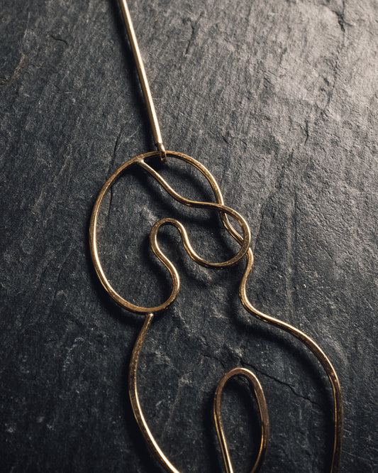 Knobbly Studio Nude No. 2 Earring, Long