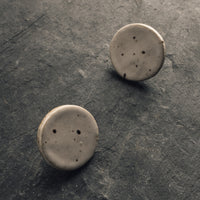 The Pursuits of Happiness Flat Disk Earrings, Speckle