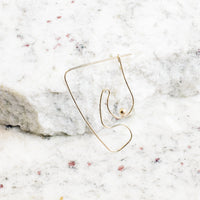 Knobbly Studios Deconstructed Nude Earring