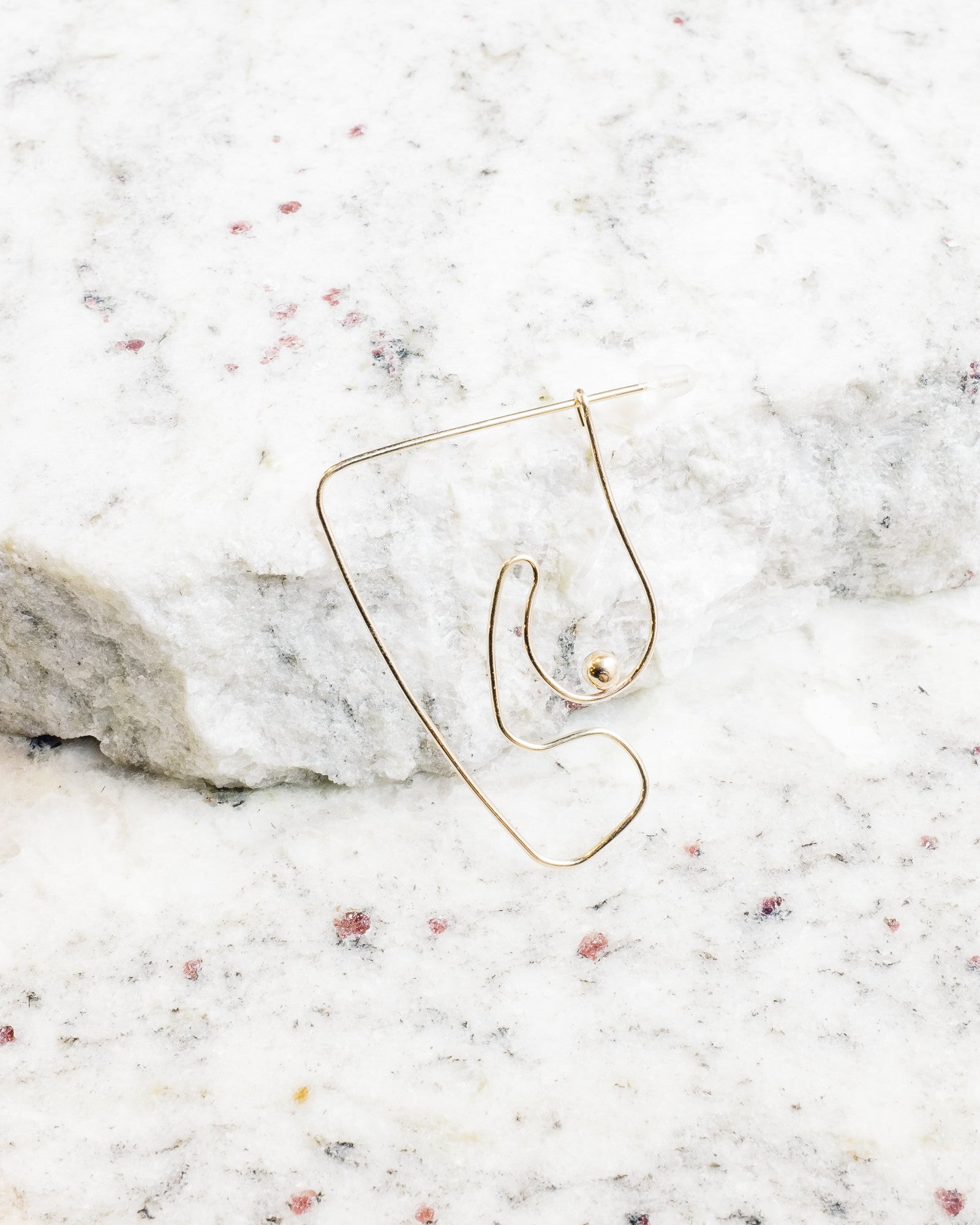 Knobbly Studios Deconstructed Nude Earring