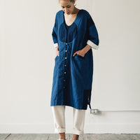 Delphine Gillian Coat, Patchwork Indigo