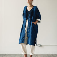 Delphine Gillian Coat, Patchwork Indigo