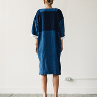 Atelier Delphine Gillian Coat, Patchwork Indigo