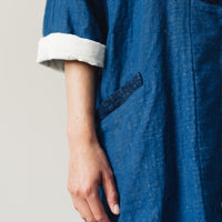 Atelier Delphine Gillian Coat, Patchwork Indigo