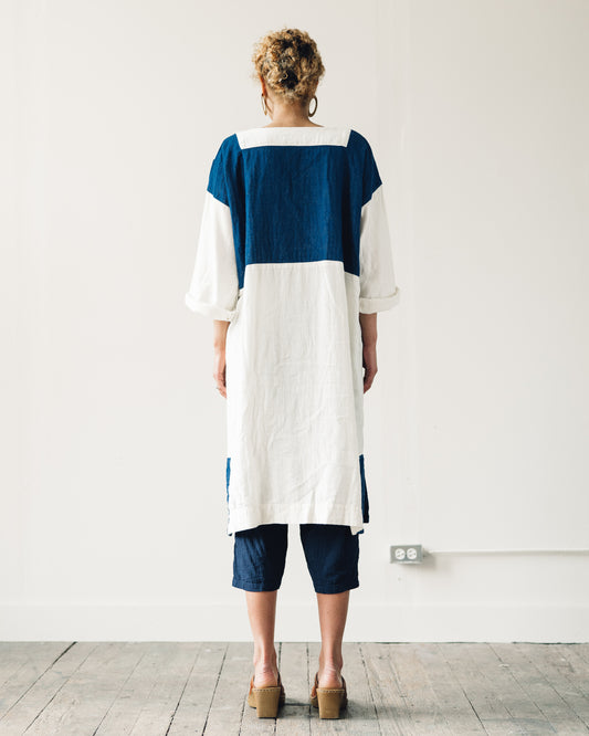 Atelier Delphine Gillian Coat, Linen Indigo