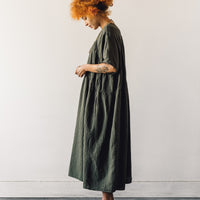 Atelier Delphine Lihue Dress, Hunter Green