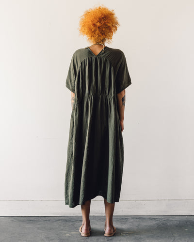 Atelier Delphine Lihue Dress, Hunter Green