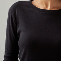 Diamond Leah Long Sleeve Tee, Black