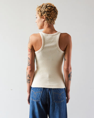 Diamond Leah Rib Tank, Natural