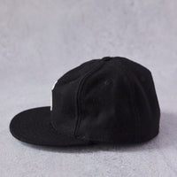 Ebbets Fitted Seattle Cap for Glasswing, Black