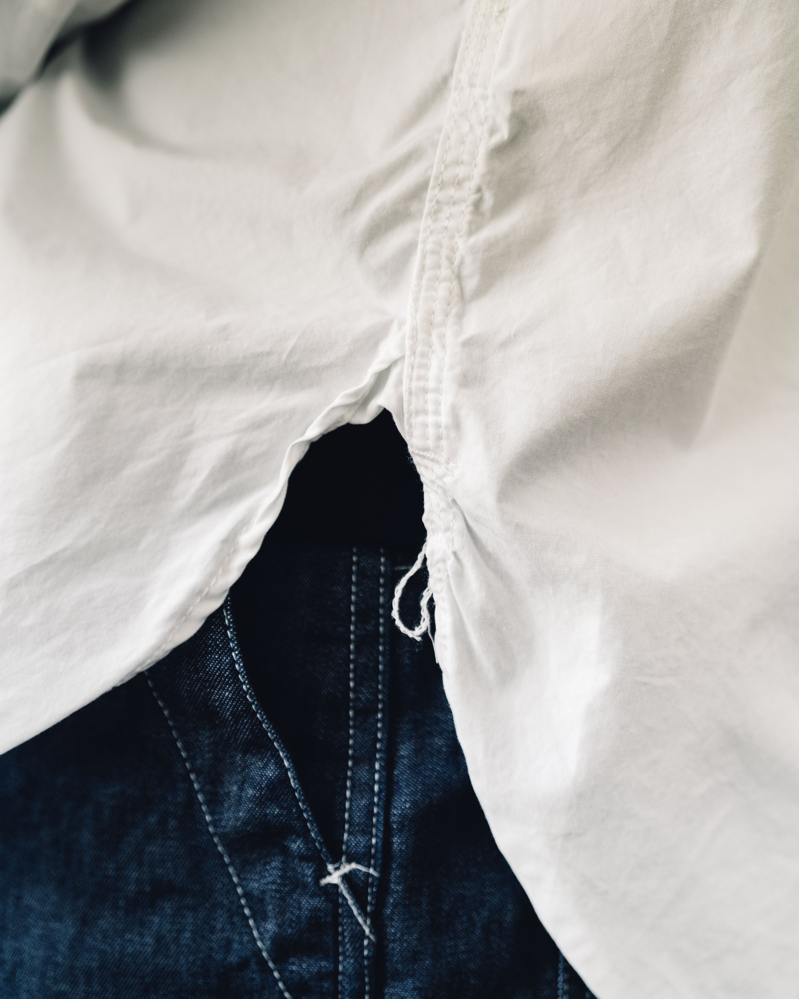 Engineered Garments Broadcloth Work Shirt, White – Glasswing