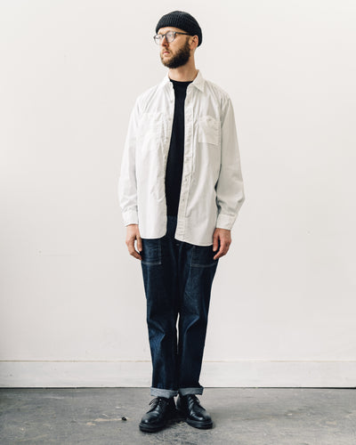 Engineered Garments Broadcloth Work Shirt, White