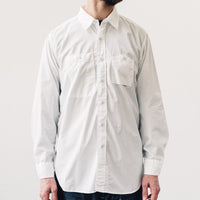 Engineered Garments Broadcloth Work Shirt, White