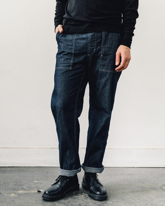 Engineered Garments Unisex Fatigue Pant, Denim