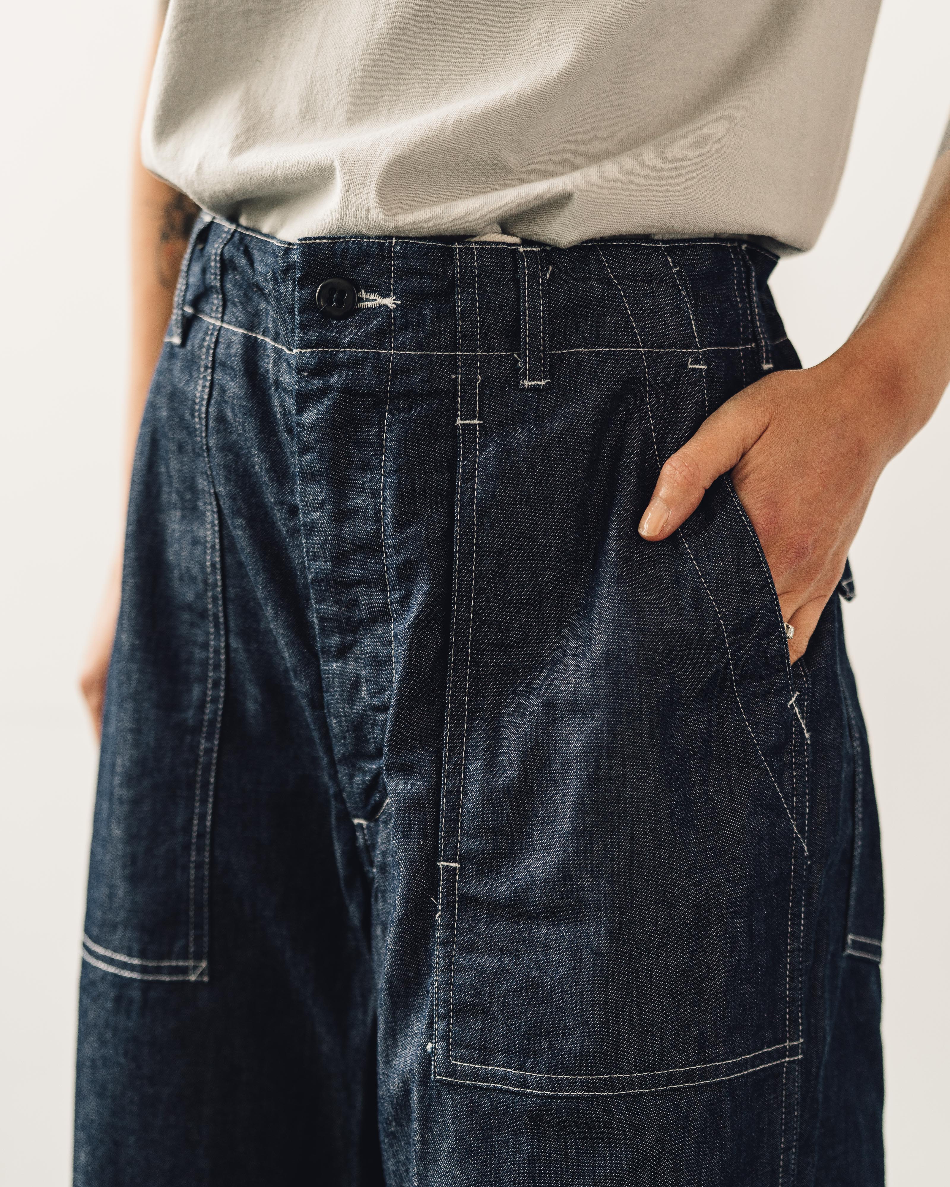 Engineered Garments Fatigue Pant, Denim – Glasswing