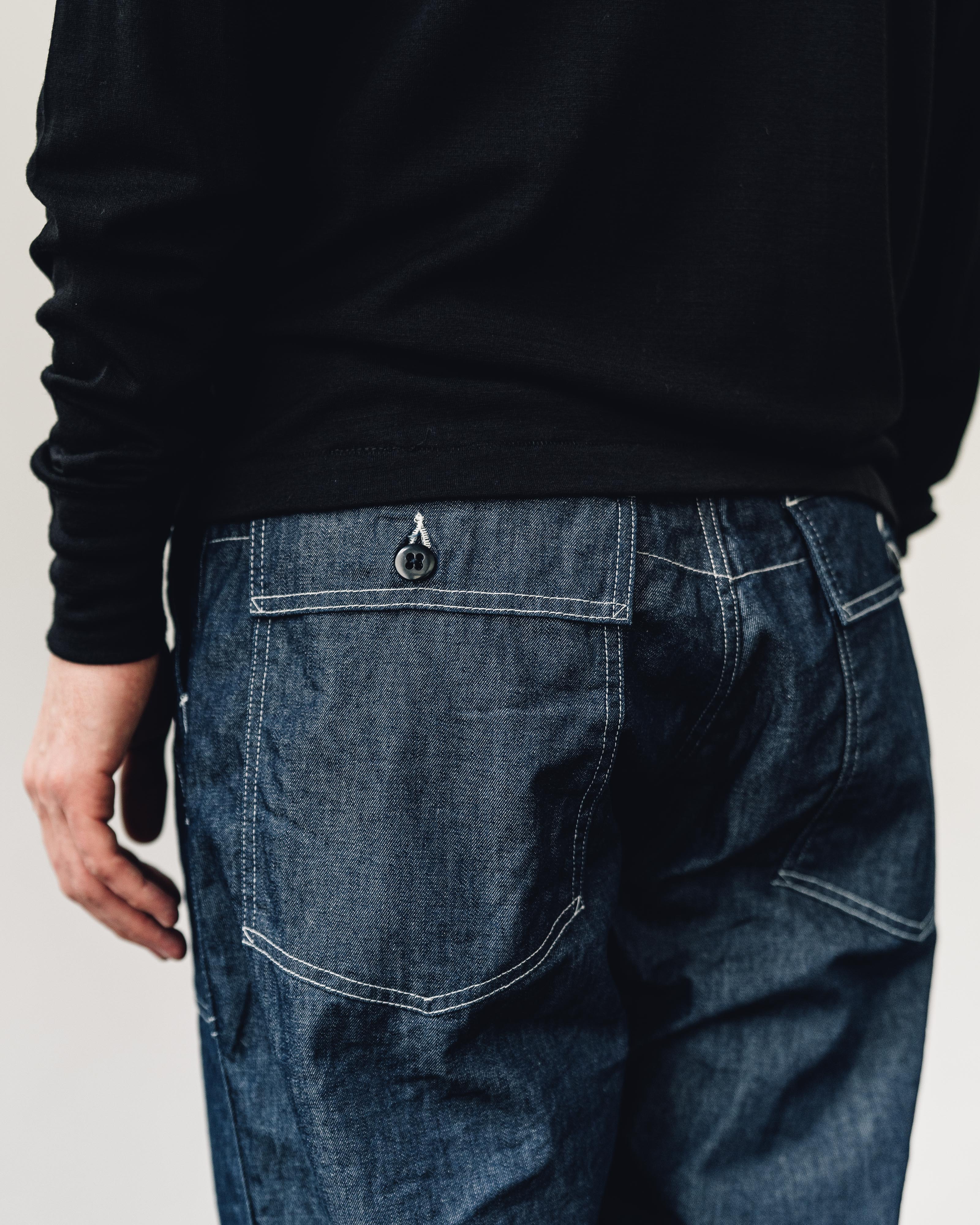 パンツ engineered garments Fatigue Pant Denim Engineered Garments Renders its Fatigue Pant in Broken Twill