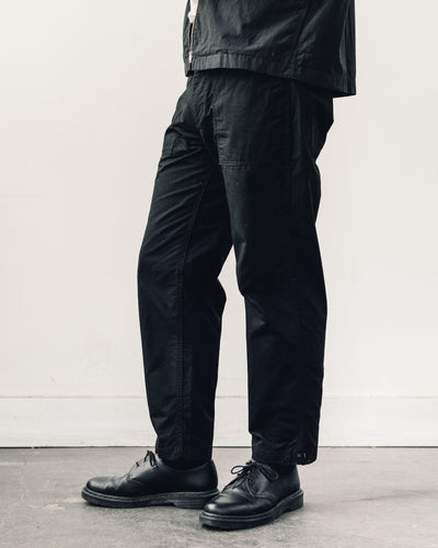 Engineered Garments Ripstop Fatigue Pant, Black