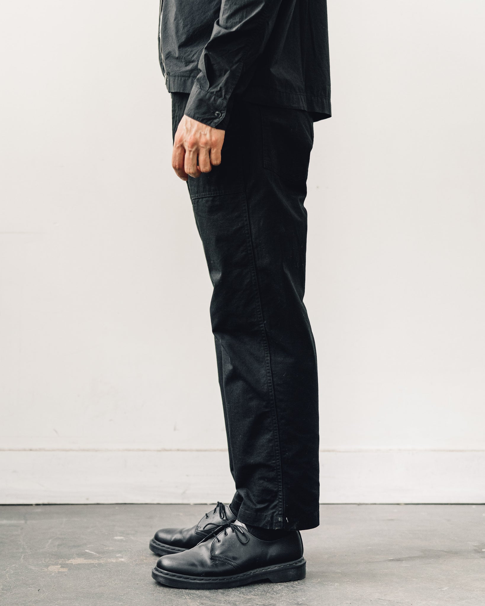 Engineered Garments Ripstop Fatigue Pant, Black