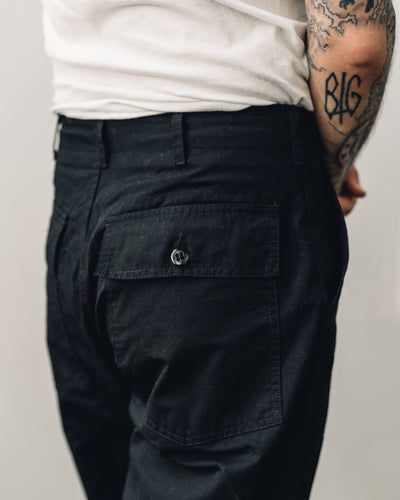 Engineered Garments Ripstop Fatigue Pant, Black