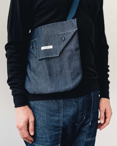 Engineered Garments Shoulder Pouch, Denim