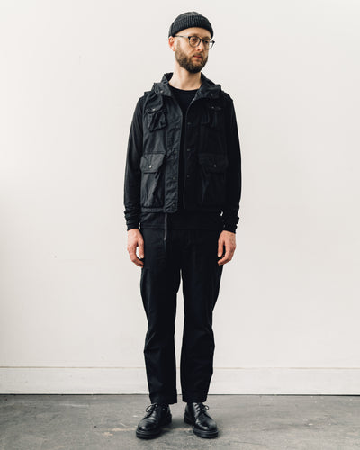 Engineered Garments Ripstop Field Vest, Black