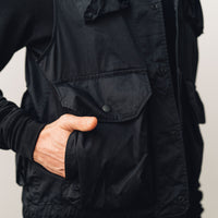 Engineered Garments Ripstop Field Vest, Black