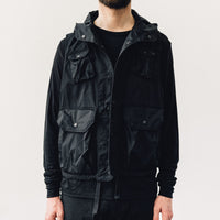 Engineered Garments Ripstop Field Vest, Black