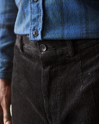 Engineered Garments 8W Corduroy Andover Pant, Black
