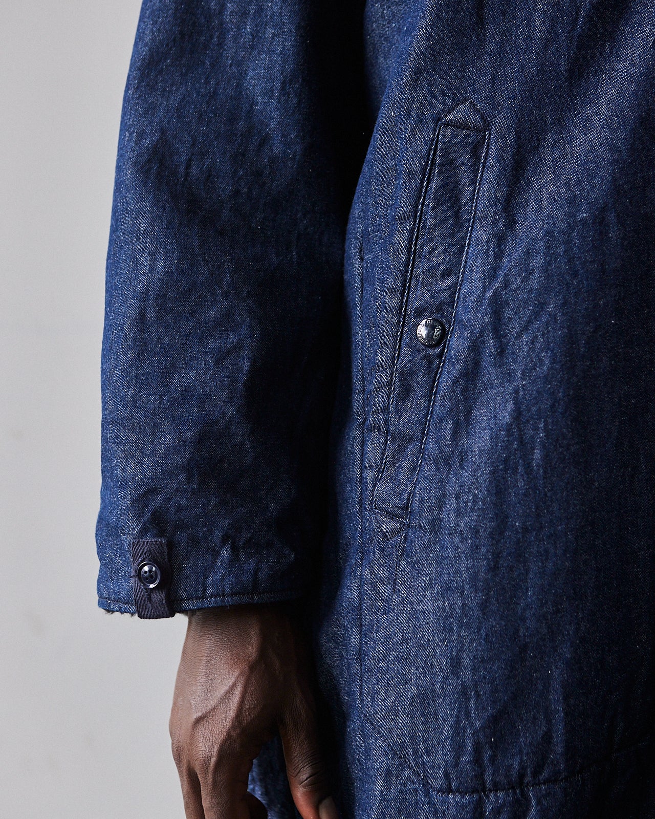 Engineered Garments 8oz Denim Liner Jacket, Indigo – Glasswing