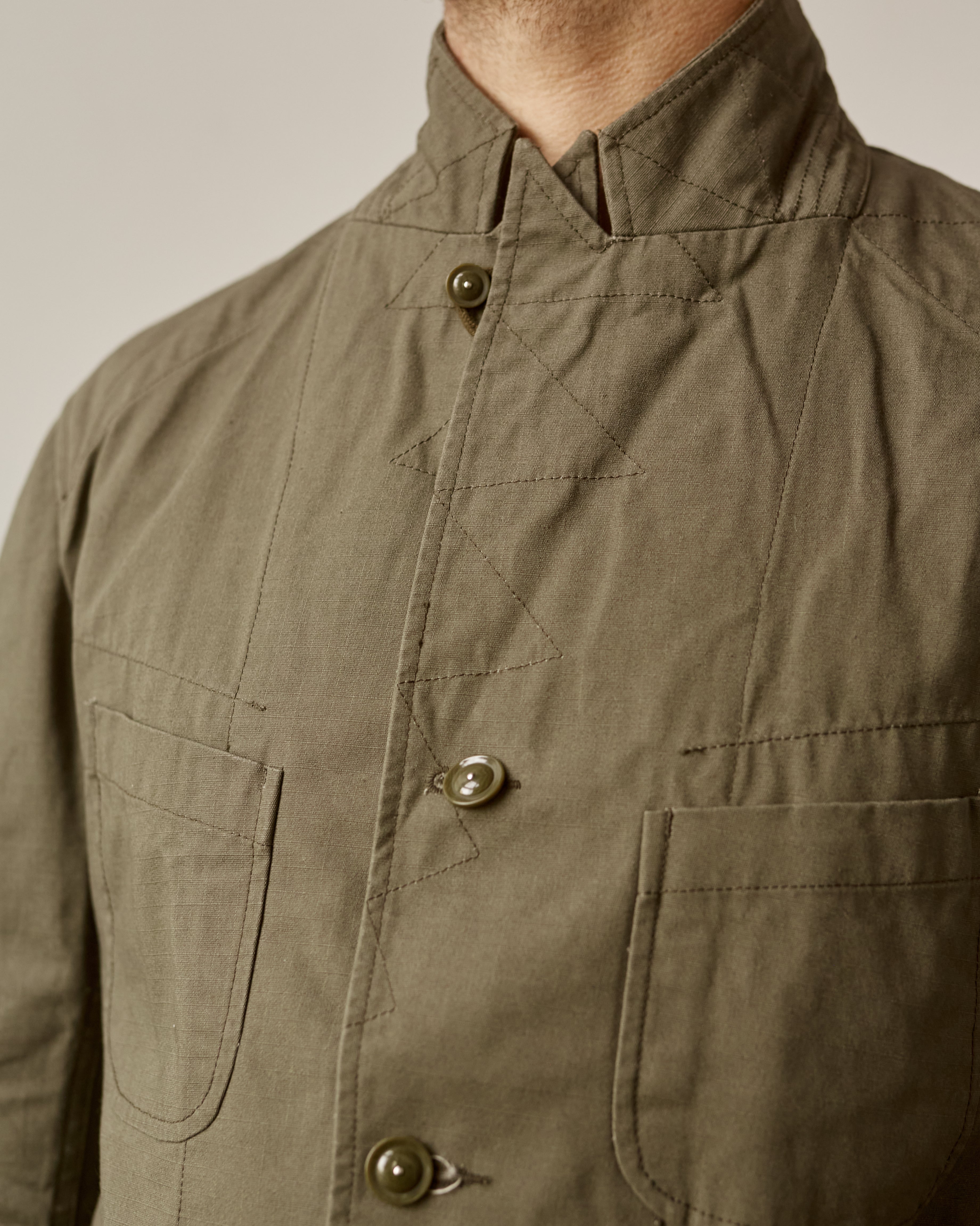 Engineered Garments Bedford Jacket, Olive – Glasswing