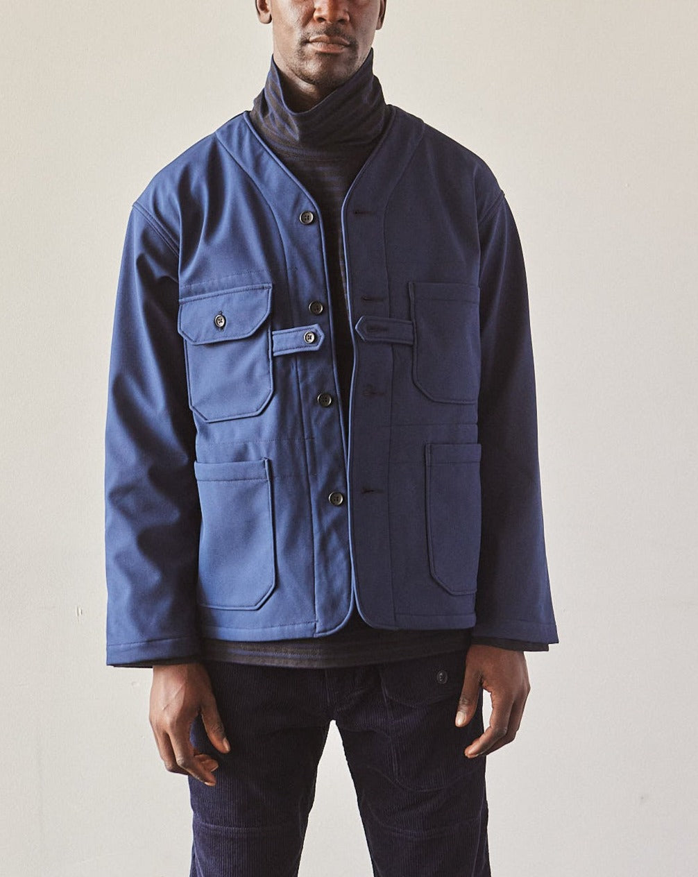 Navy cardigan outlet jacket