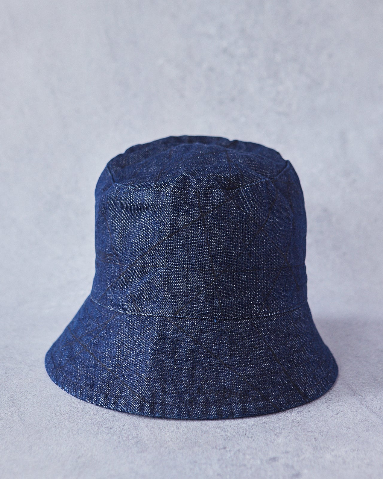 Engineered Garments Bucket Hat, Indigo Nautical Print | Glasswing