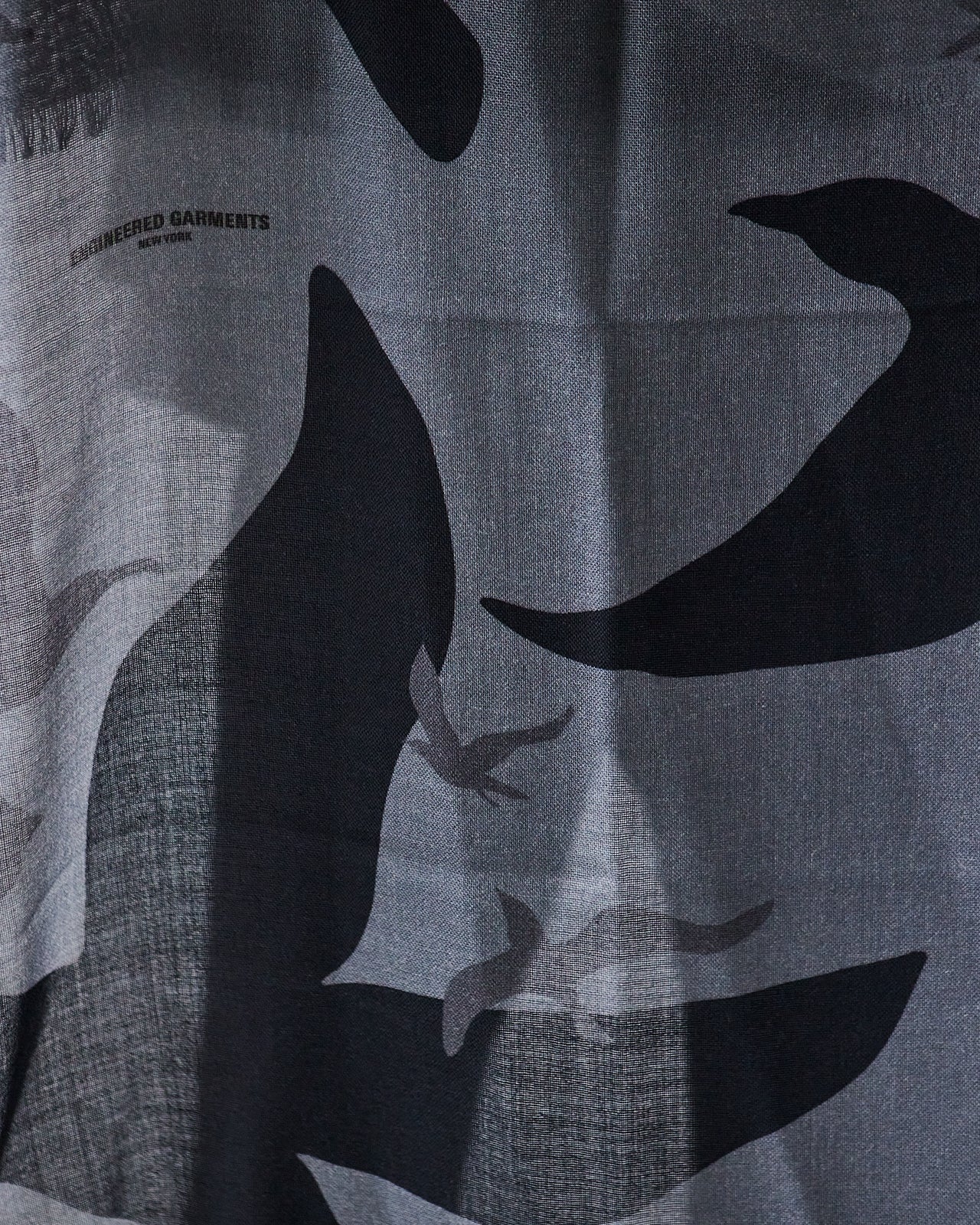 Engineered Garments Gauze Scarf, Grey Seagull