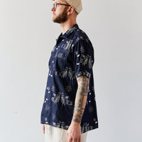 Engineered Garments Camp Shirt, Bird Embroidery