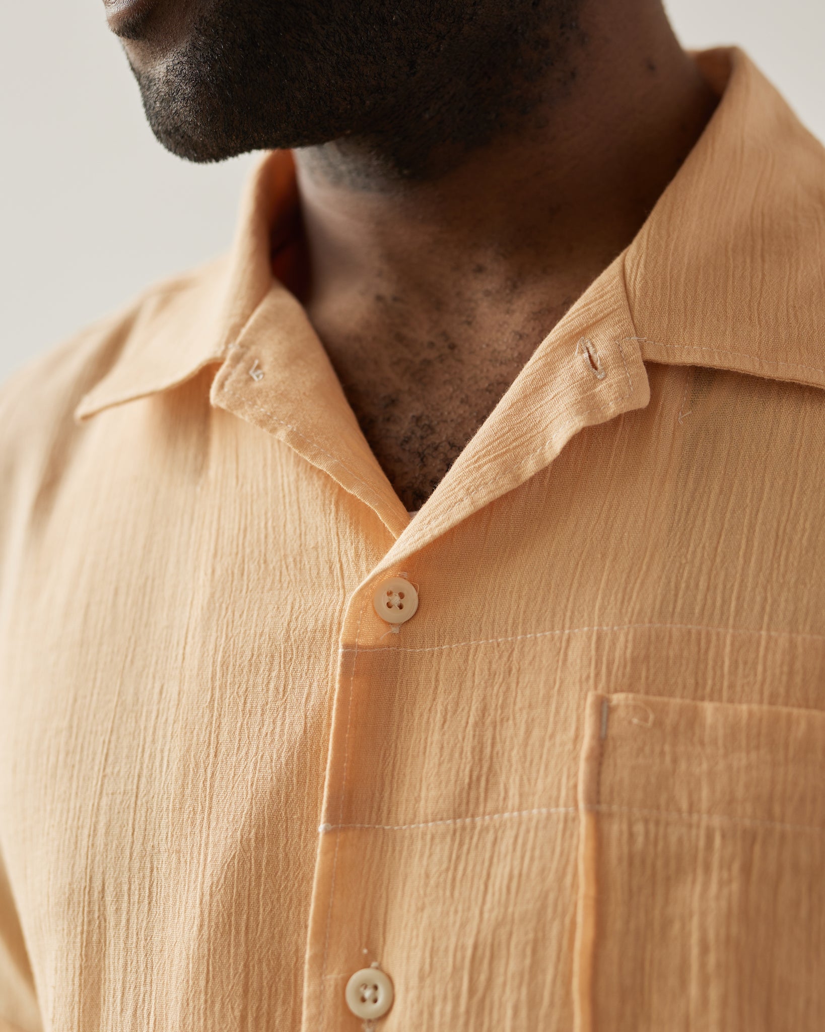 Engineered Garments Camp Shirt, Coral Crepe