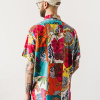 Engineered Garments Unisex Camp Shirt, Multi