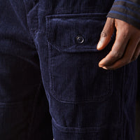 Engineered Garments Corduroy Deck Pant, Navy