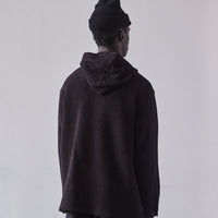 Engineered Garments Cotton Cagoule Shirt, Black Waffle