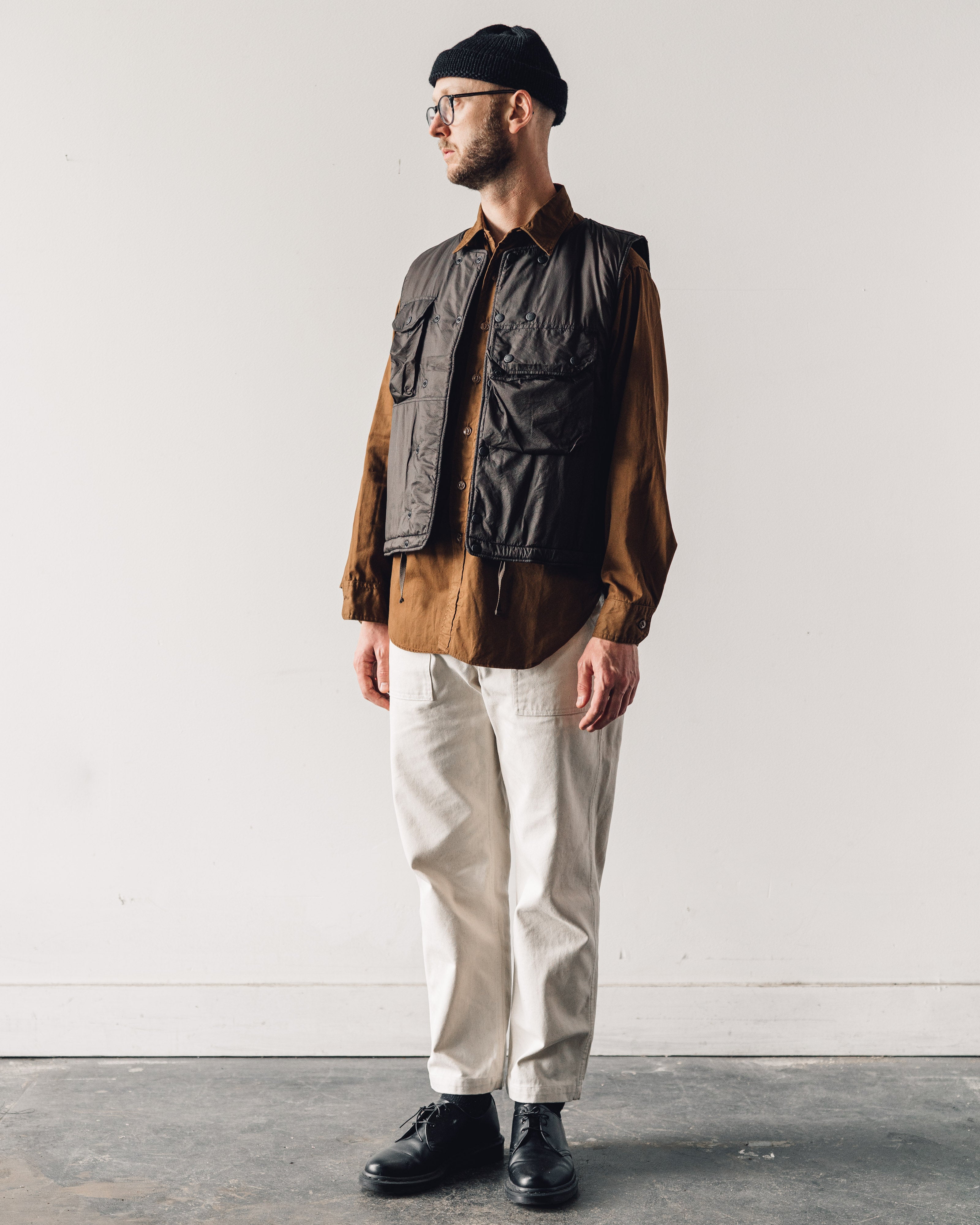 Engineered Garments Cover Vest, Brown – Glasswing