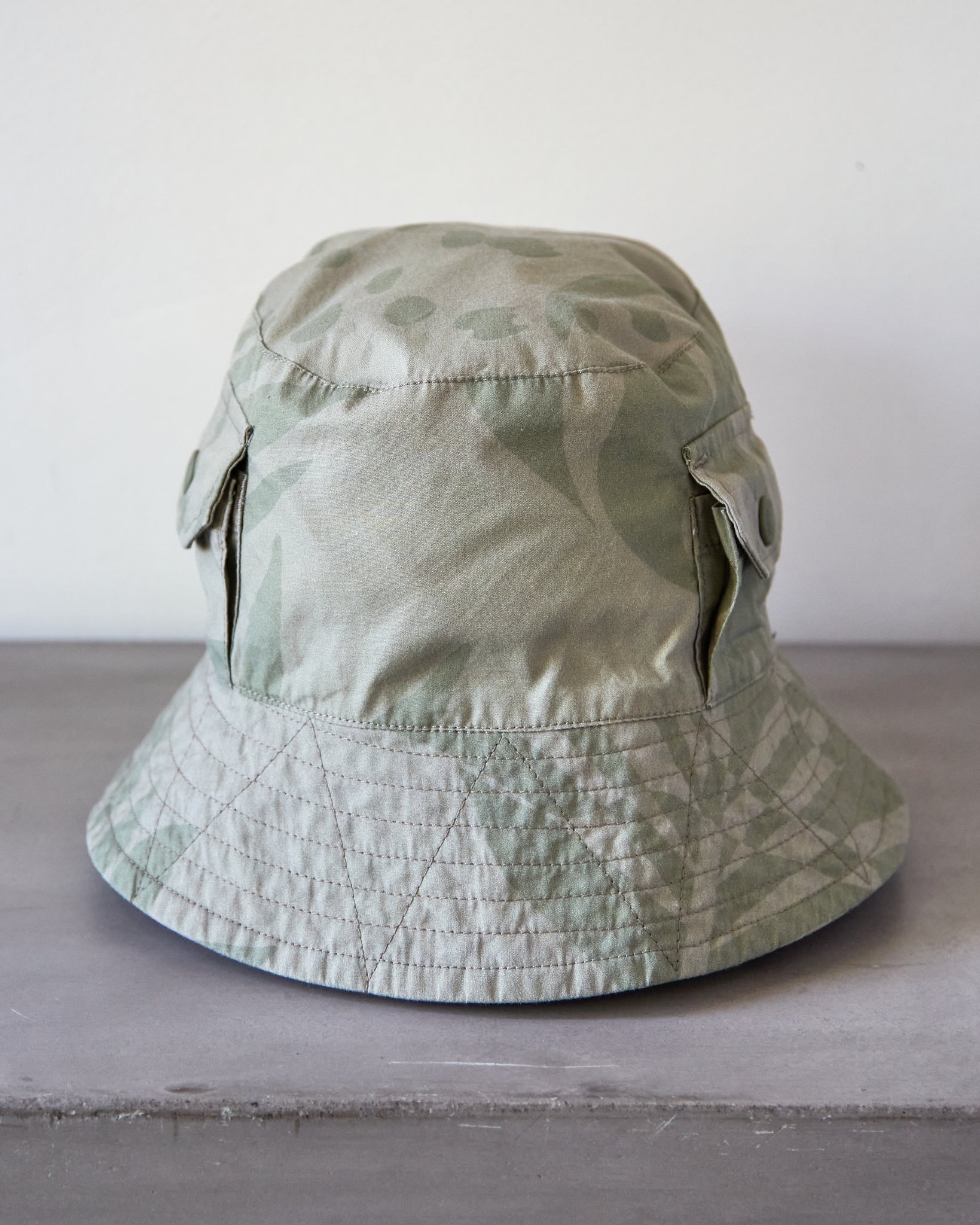 Printed ripstop bucket hat