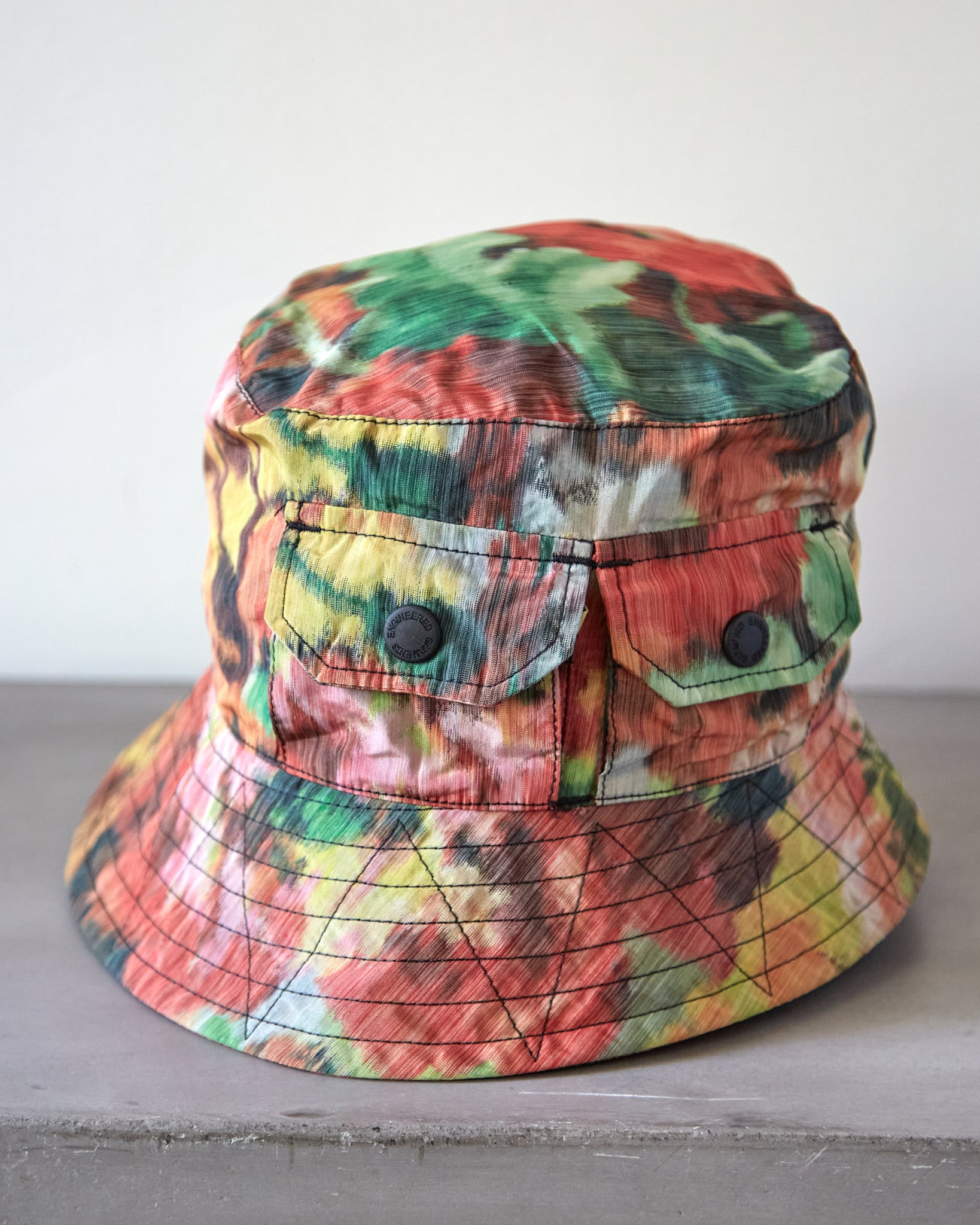 Engineered Garments Explorer Hat, Multi Color | Glasswing