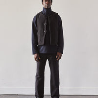 Engineered Garments Fake Melton Over Vest, Black