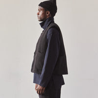 Engineered Garments Fake Melton Over Vest, Black