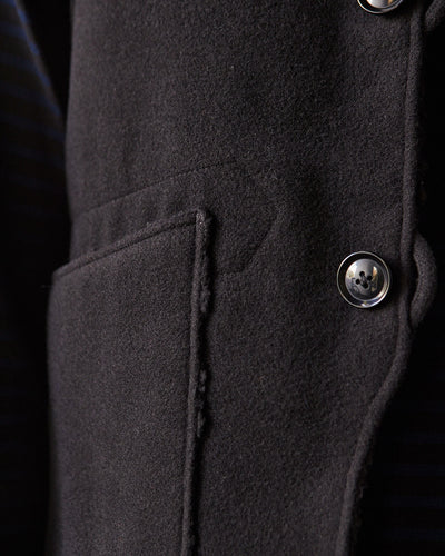 Engineered Garments Fake Melton Over Vest, Black