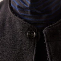 Engineered Garments Fake Melton Over Vest, Black