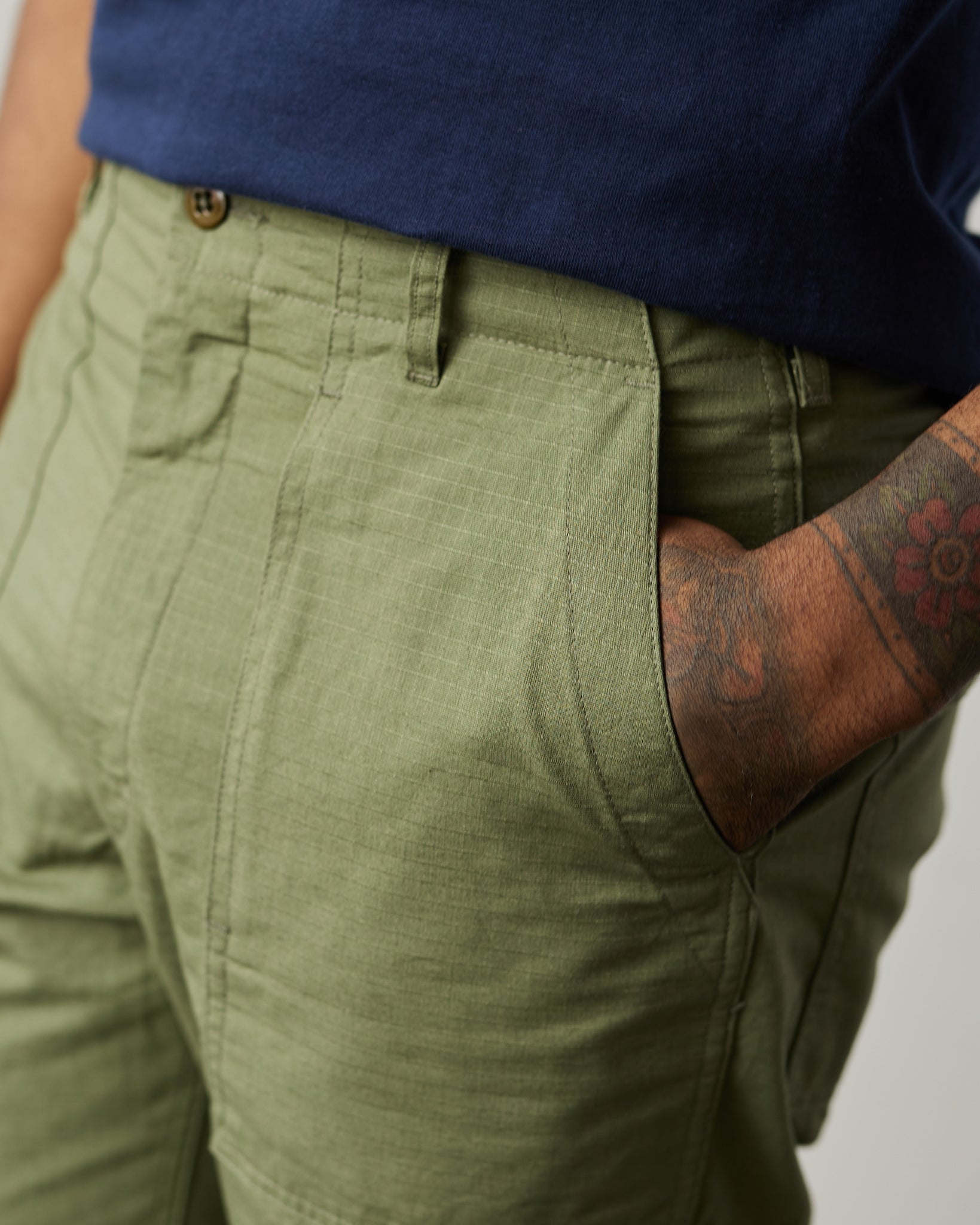 Engineered Garments Fatigue Pant, Olive | Glasswing